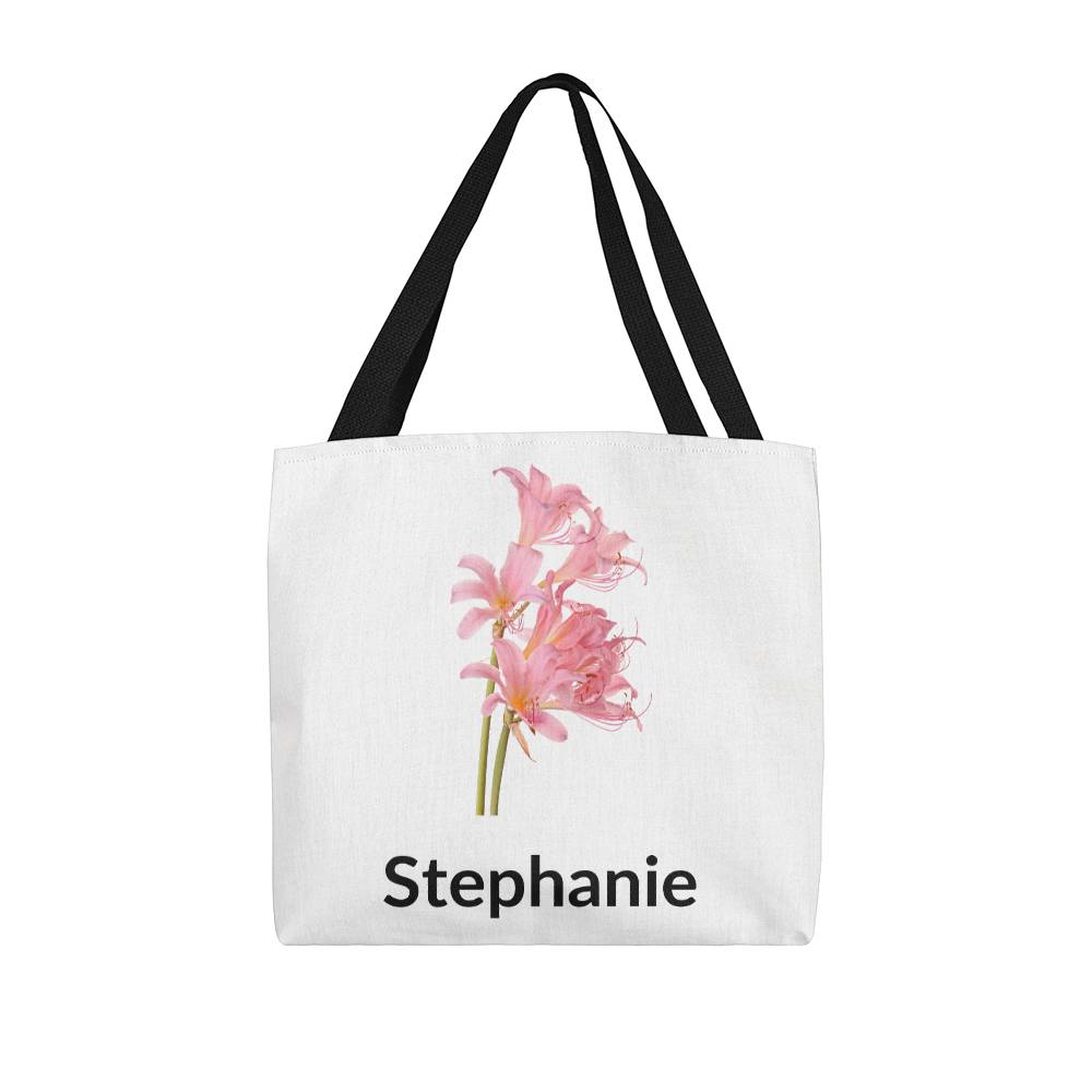 Pink Petal Tote Bag