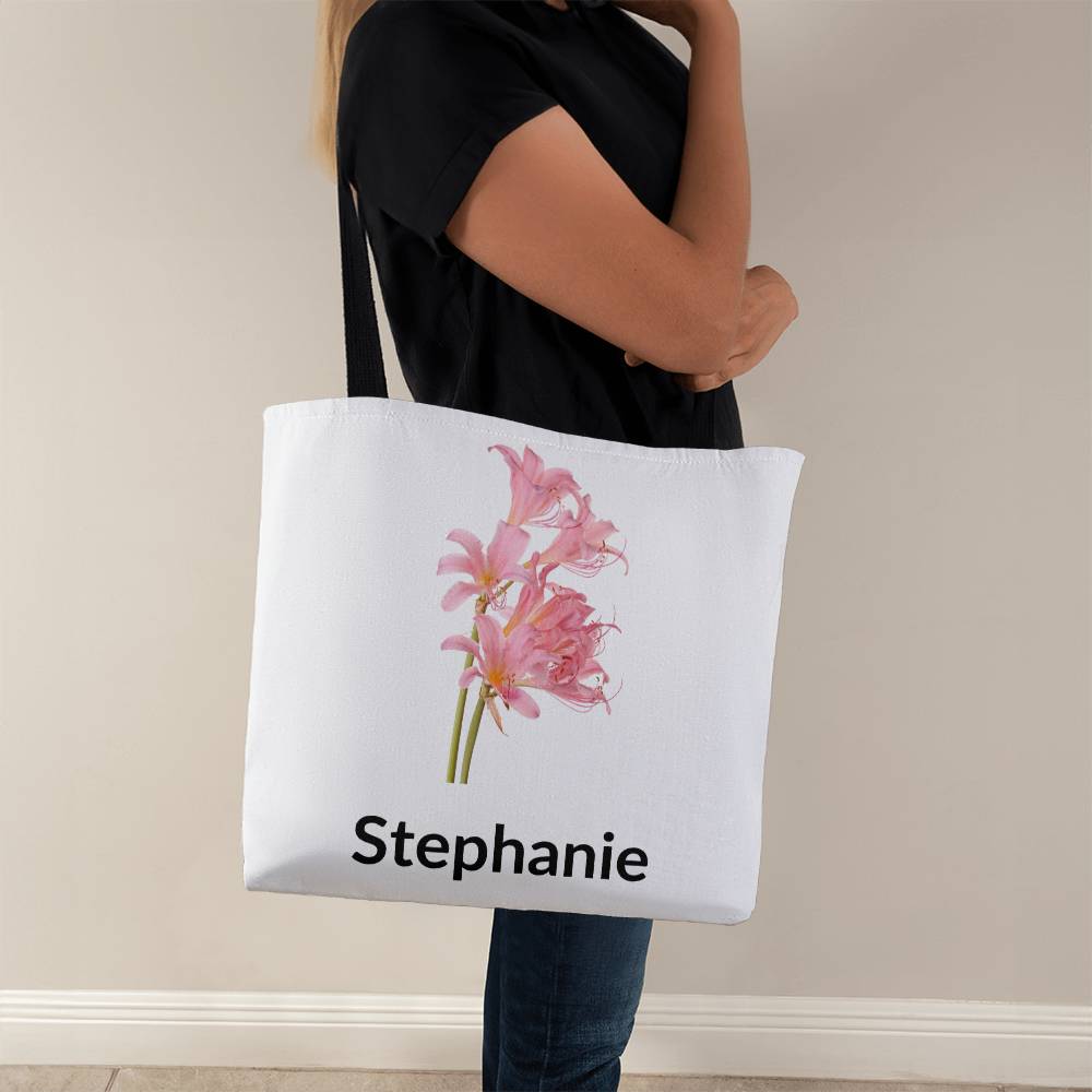 Pink Petal Tote Bag