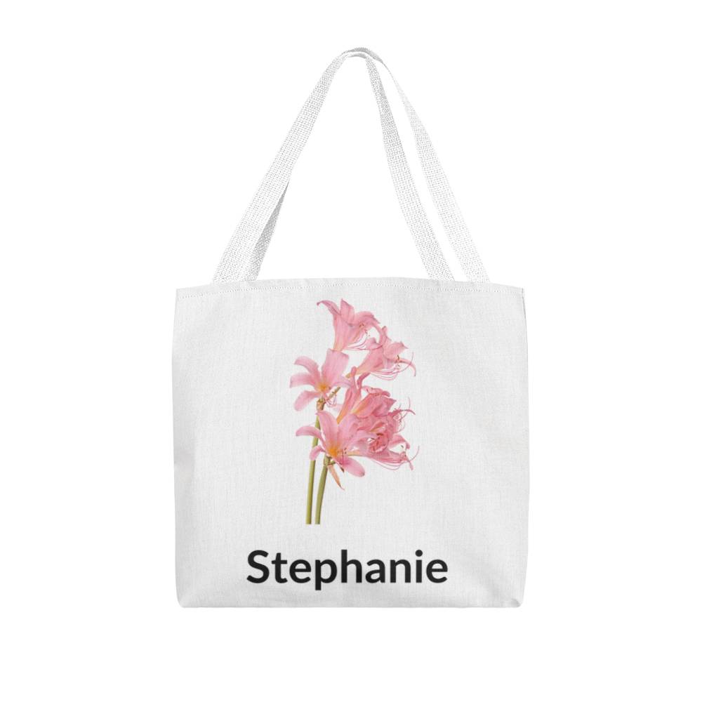 Pink Petal Tote Bag